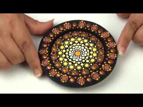 Como pintar mandalas en fibrofacil