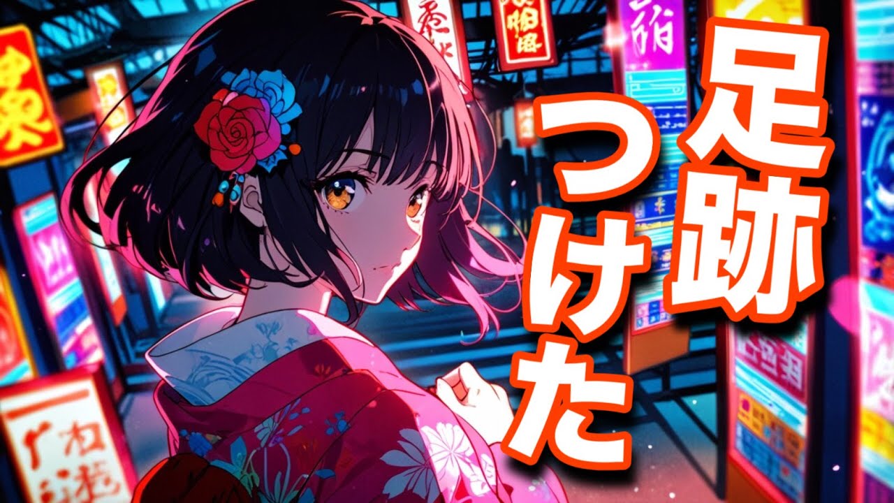 正解と無縁の道を選ぶ夜。和風ダークポップ「足跡つけた」【オリジナル曲  / 歌詞MV】