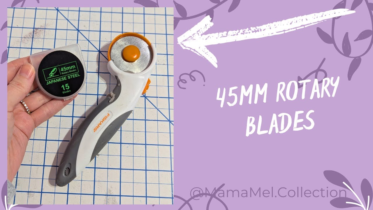 Change Out Your Dull Rotary Blades!! 45 mm Rotary Replacement Blades Review