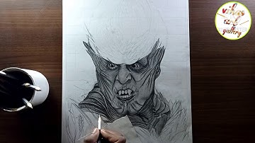 How to draw Akshay Kumar potrait | Aksay Kumar | Robot 2.0 | Part 2