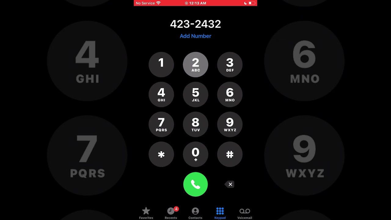 My Phone Number