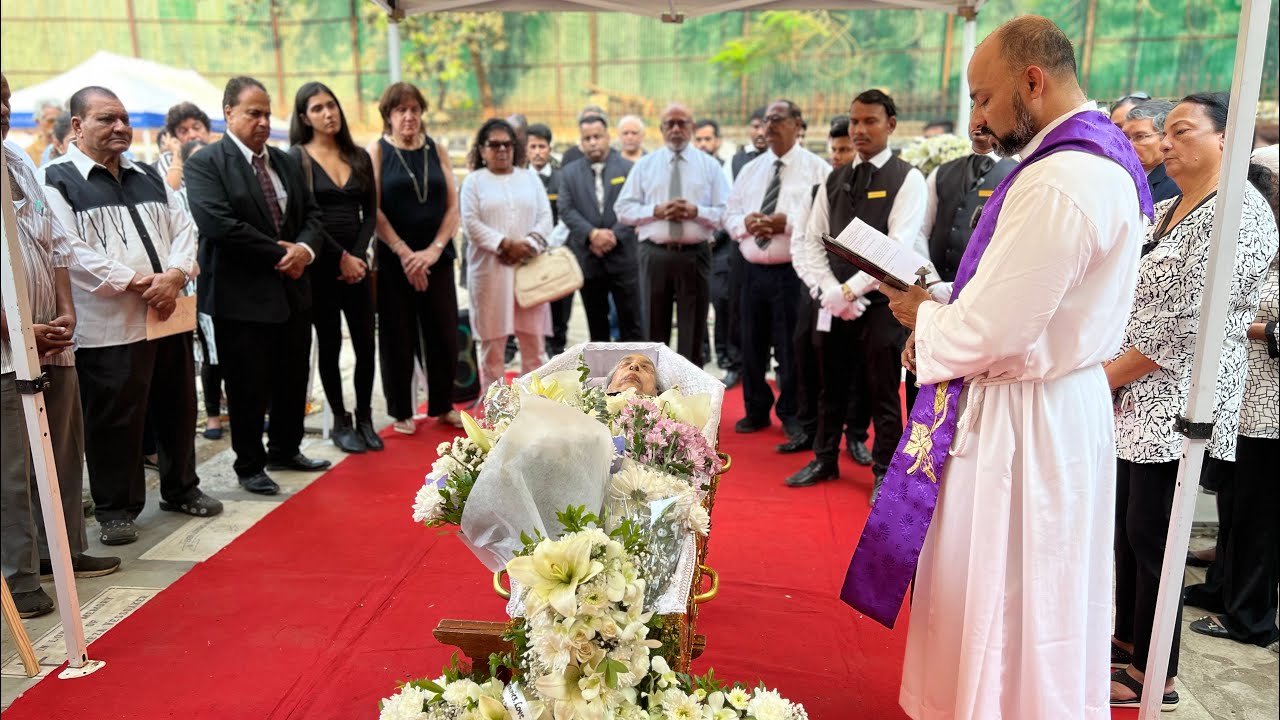 Funeral Of Late Maria Meera Dsouza⚰️💐