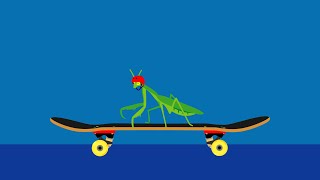 Skateboarding Mantis