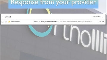 Sending a message to your OrthoIllinois physician on the Patient Portal