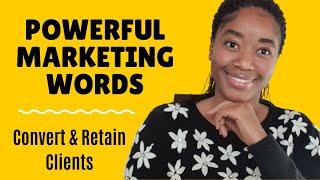 Powerful Marketing Words to help you Sell Anything