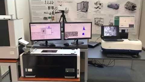 Microptik Display of Particle Size Analyzer systems during Powtech 2017 Nurnberg