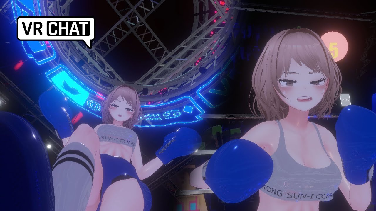 She live-streamed your beating to the world🏆 VRchat POV BOXING
