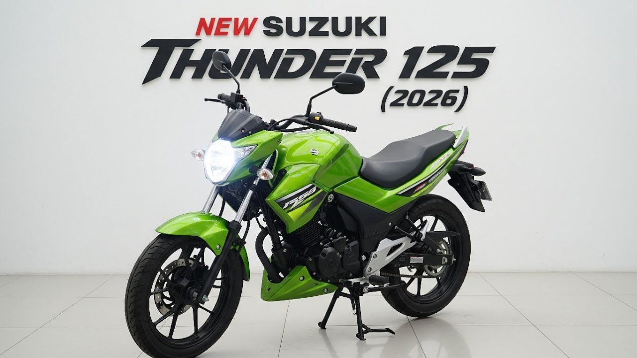 Новый Suzuki Thunder 125 (2026) – первый взгляд | Официальный запуск наконец-то состоялся!
