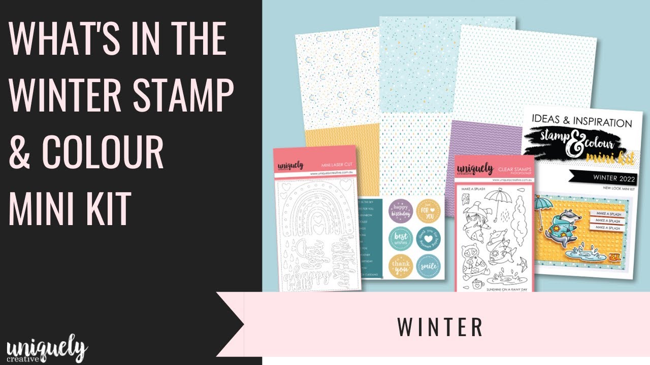 What is in the Uniquely Creative Winter Mini Kit? - YouTube