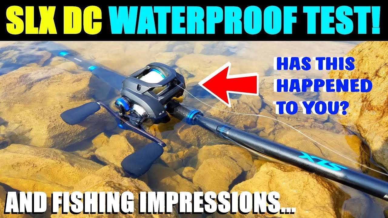 SHIMANO SLX DC DUNKED IN WATER! AND FISHING IMPRESSIONS WITH