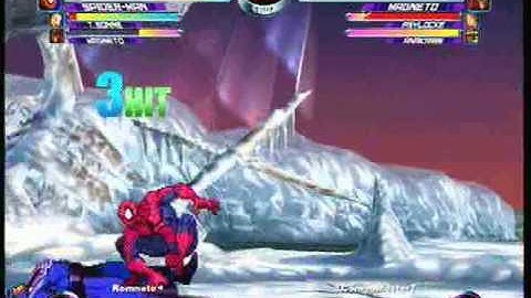 MvC2 Online (360): Brett (Mag/Spid/Tron) vs ComboMaster7 (Mag/Psy/Anak) 42 .:3.2.10:.