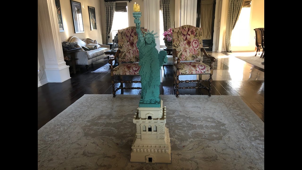 Lego Statue Of Liberty Pedestal 10 000 Pieces Speedbuild