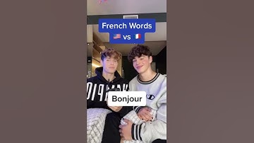 French Words 🇺🇸 vs 🇫🇷 #shorts | Nicky and Pierre #NiPi