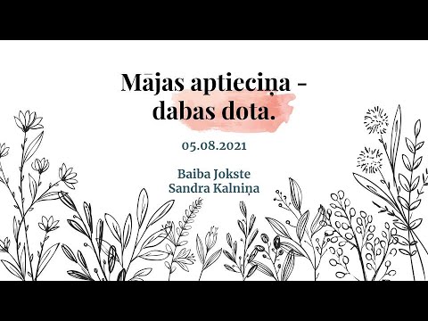 Mājas aptieciņa dabas dota.