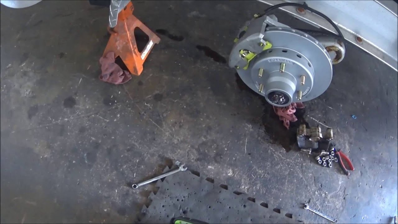 Trailer Disc Brake Job YouTube