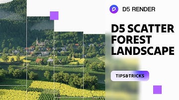 How to Create Complex Landscape from Scratch using D5 Scatter | Procedural Landscape Scatter