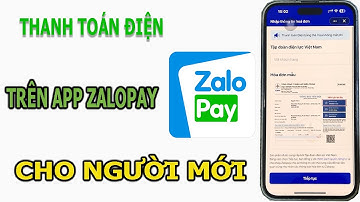 HƯỚNG DẪN THANH TOÁN TIỀN ĐIỆN TRÊN APP ZALOPAY CHO NGƯỜI MỚI