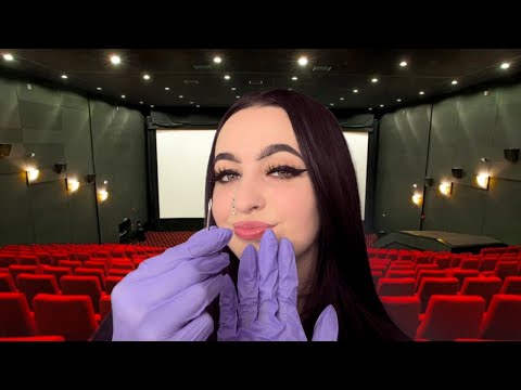 [ASMR] Piercing You At The Movies | Soft Spoken