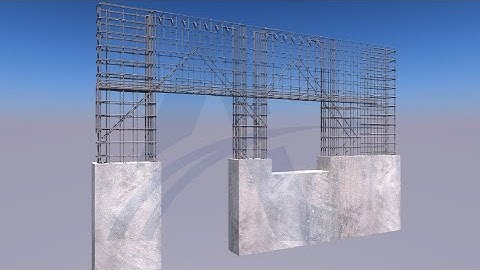 How to create wall with openings reinforcement | by ALLTO PythonParts