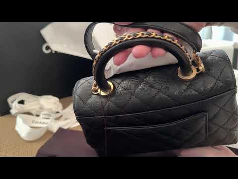 CHANEL 23P coco handle and card holder unboxing 