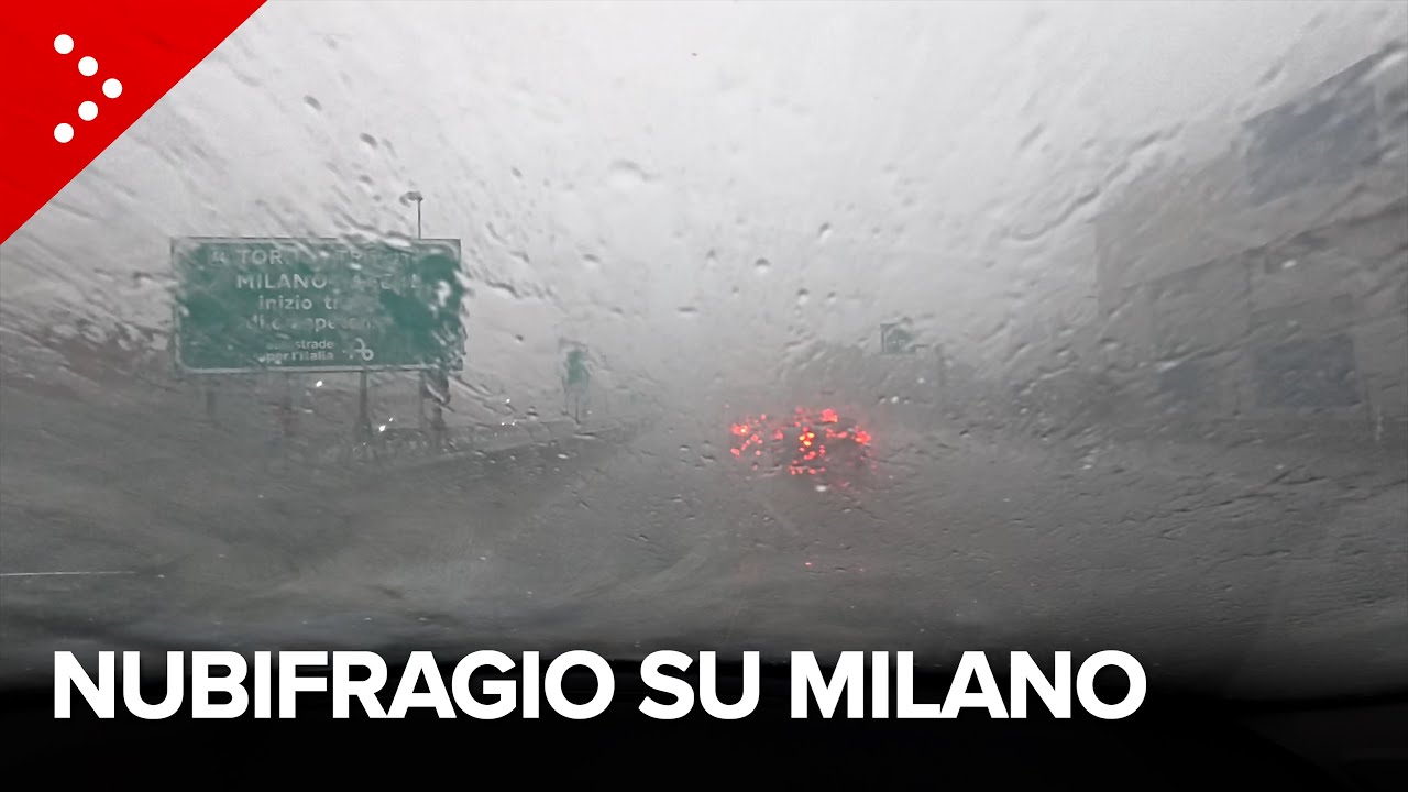 Maltempo, nubifragi su Milano e in provincia di Varese