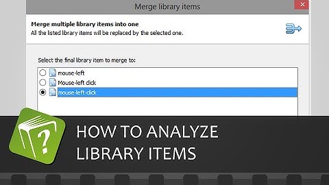 How to analyze the items in your library (Step-by-step guide)