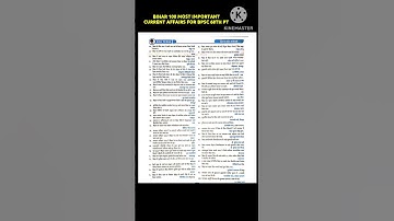 Part 2|BIHAR 100 MOST IMPORTANT CURRENT AFFAIRS FOR BPSC 68TH PT 2023|