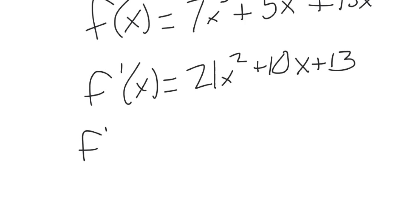 calculus tutorial - YouTube