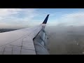 UNITED B757-224 Landing with Mist | Seattle-Tacoma Airport RWY 16R