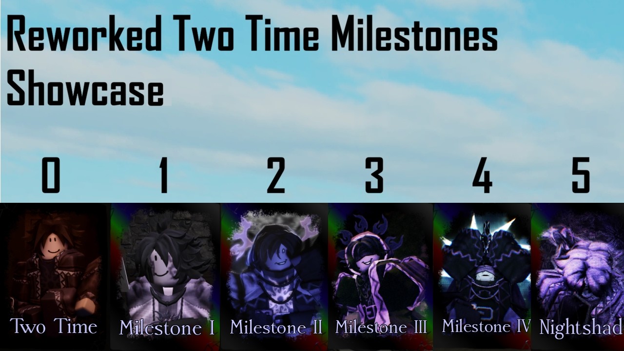 Two Time Milestone Rework Reworked Two Time Milestones Showcase - YouTube