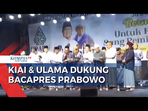 Puluhan Kiai &amp; Ulama di Jatim Deklarasi Dukung Prabowo Subianto