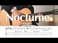 Chopin  nocturne op 92   sheet music  tab