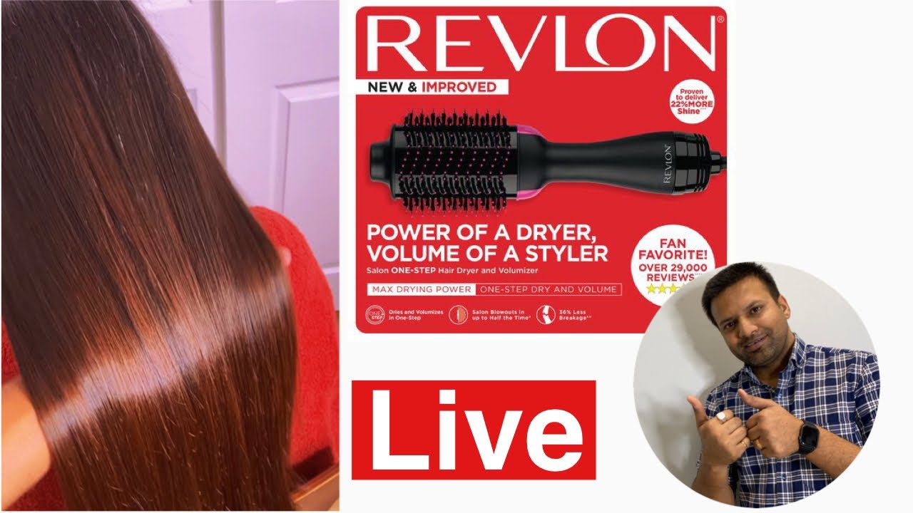 REVLON VOLUMIZER HOT AIR BRUSH YouTube
