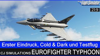 CJ Simulations EUROFIGHTER TYPHOON  Erster EIndruck ★ MS Flight Simulator