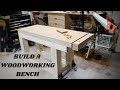 How to build a woodworking bench w free plans  thetranq