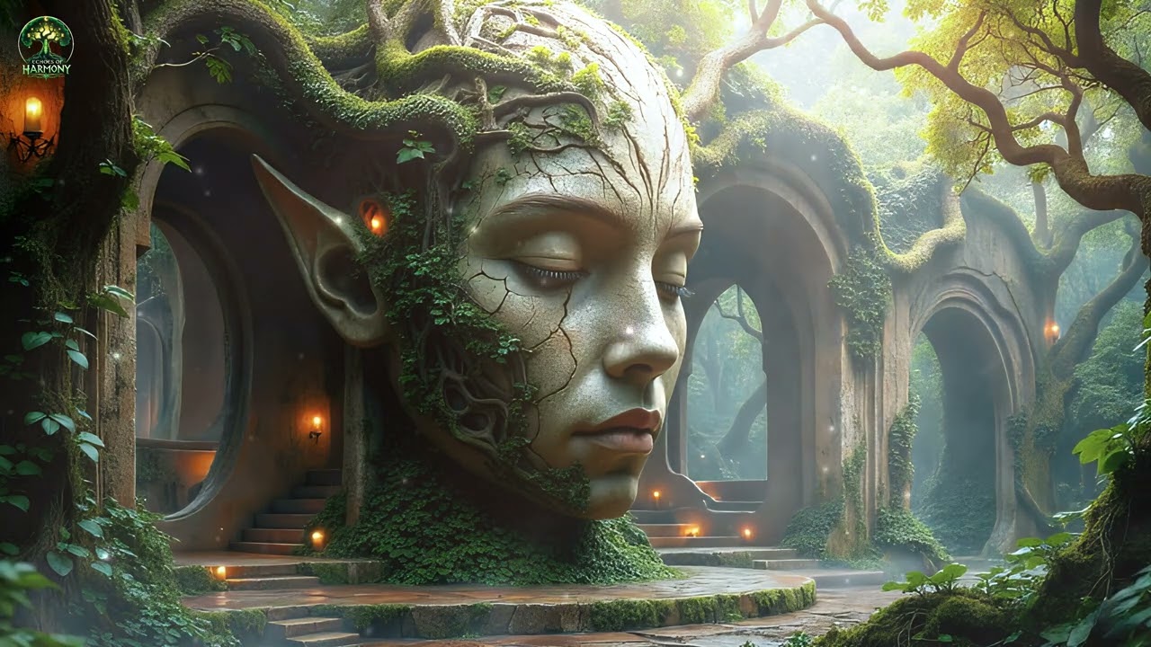 🌬️ Veil of Dreams –🔹 Ethereal Fantasy Ambient with Harps & Nature