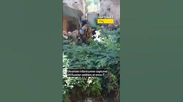 Ukrainian Soldiers Captured 28 Russian POWs At Once #warinukraine