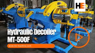 Hydraulic Decoiler Operation Demo | Stable Coil Unwinding