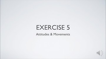 Private Pilot License - Flight Training Exercise 5 - Attitudes and Movements