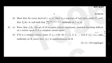 1st sem Msc maths real analysis-1 2022 year question paper calicut university
