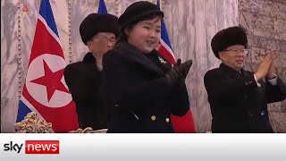 North Korea: Kim Jong Un's daughter appears at military parade