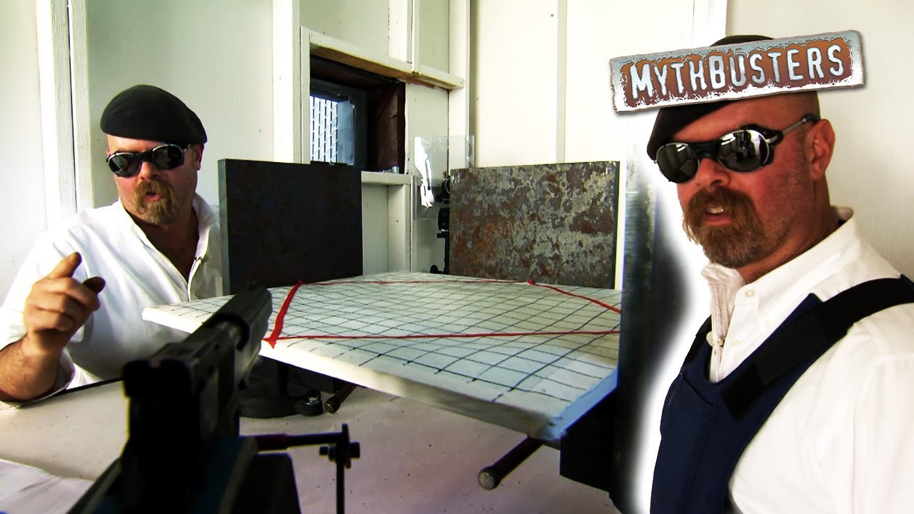 Breaking The 360 Degree Bullet Ricochet Myth! MythBusters YouTube