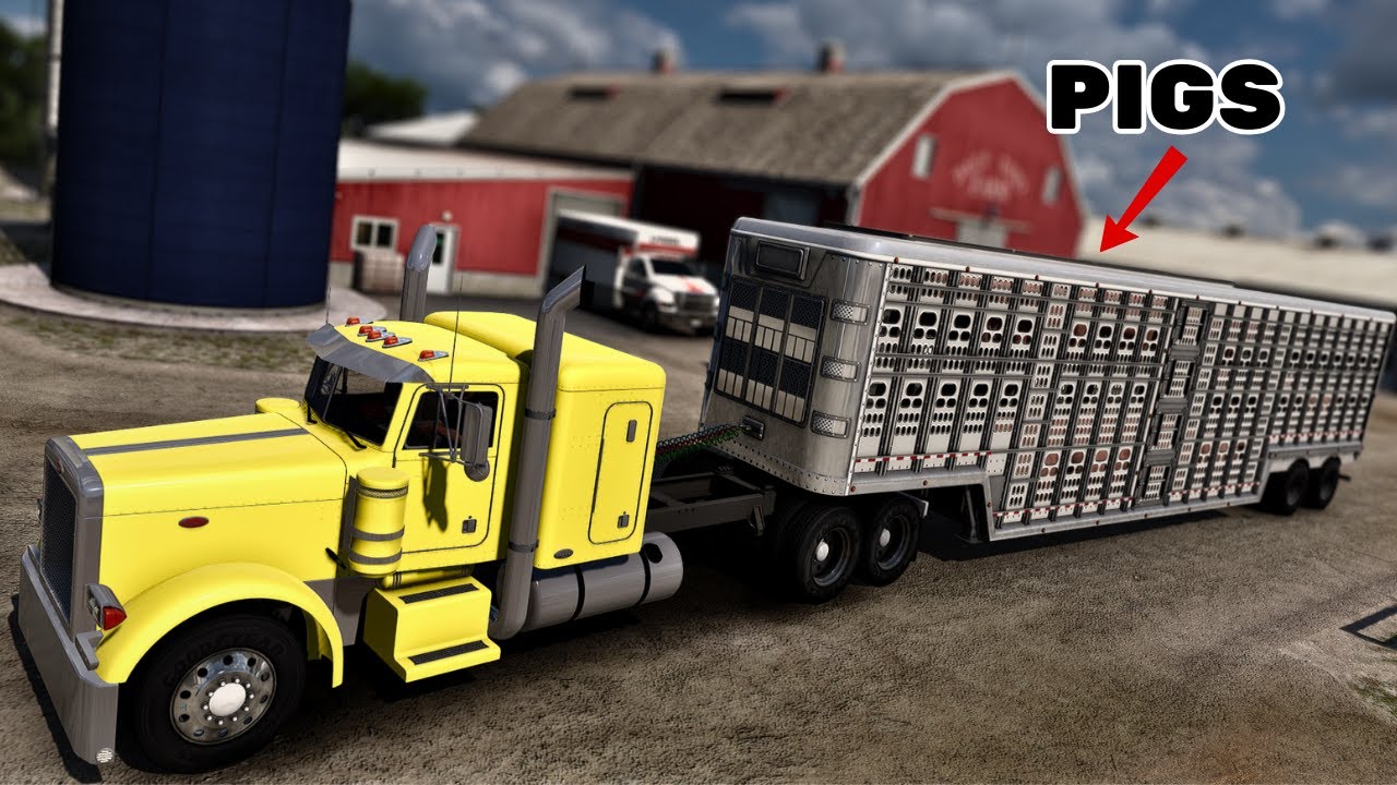 Transporting LIVE PIGS Across Texas! 🐖 | Project 3XX | ATS 1.58