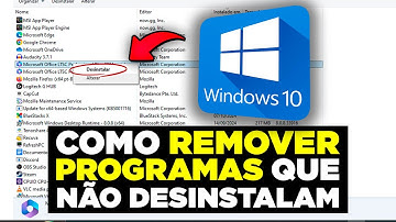 Como DESINSTALAR Programas que Não Querem Ser DESINSTALADOS No WINDOWS 10 (Atualizado 2025)