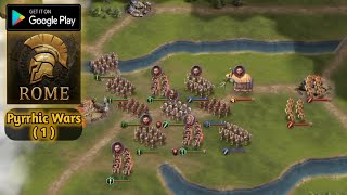 2-1 Battle Of Heraclea ( Chapter 2 Pyrrhic Wars ) Grand War: Rome Strategy Games screenshot 4