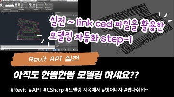 [Revit API C#] CAD 파일을 활용한 BEAM 모델 생성하기 STEP-1[Creating a Beam model using CAD files STEP-1]