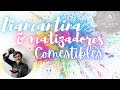 Cómo hacer diamantina y matizadores 100% comestibles - El arte de hacer arte