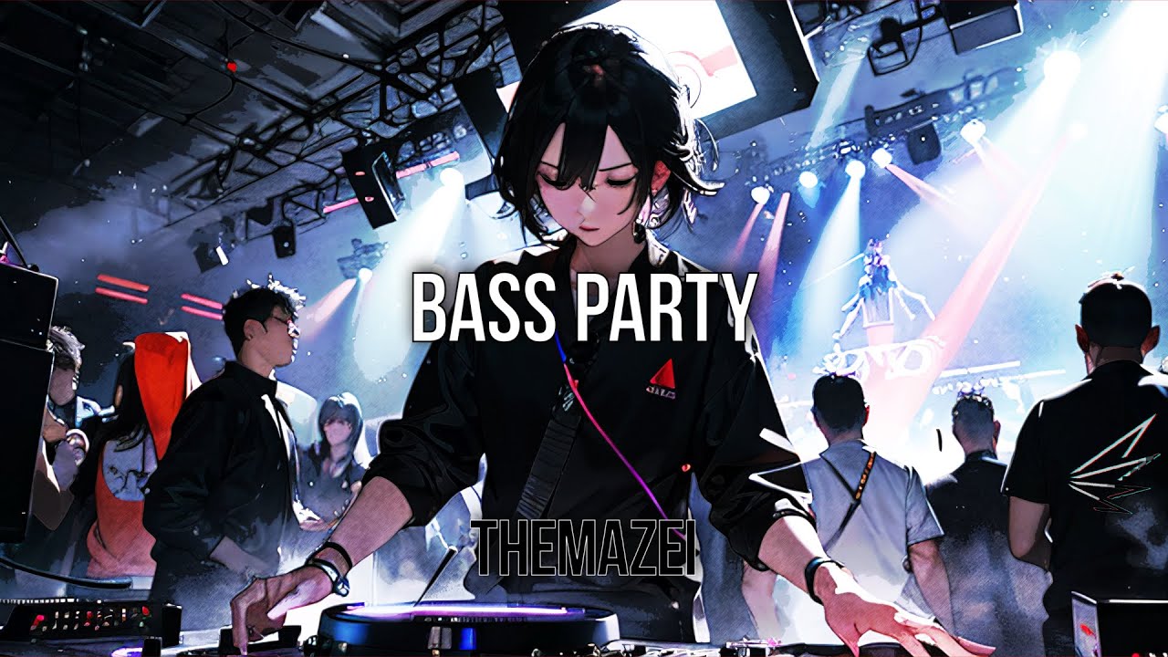 TheMaZei - Bass Party | Official Hardstyle Visualizer