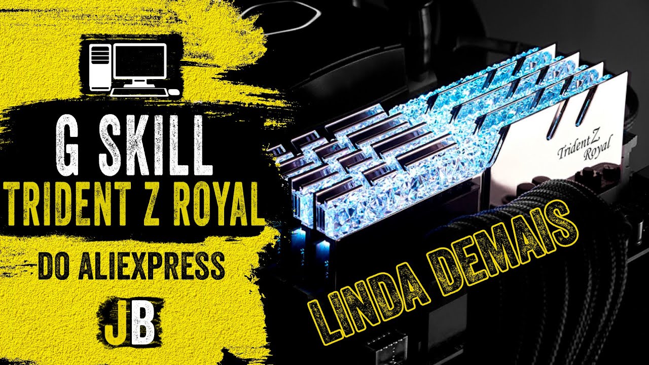 G.SKILL TRIDENT Z ROYAL DO ALIEXPRESS | UMA DAS MAIS LINDAS E POTENTES
