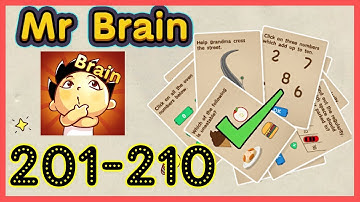 Mr Brain Level 201 202 203 204 205 206 207 208 209 210 Walkthrough Solution